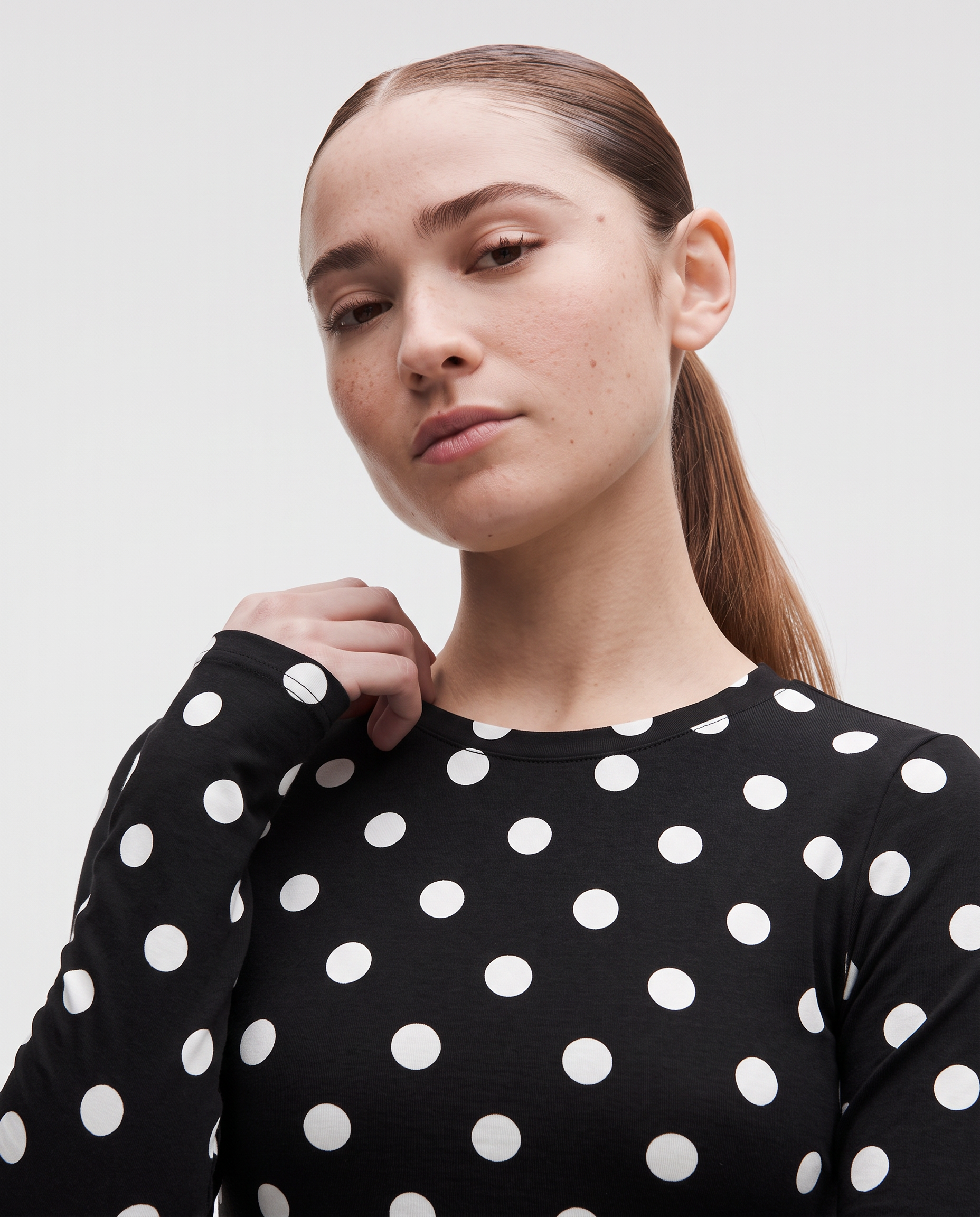 Polkadot Full-Sleeve Supersoft Underscrub